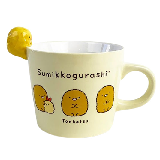 [預訂]角落生物Sumikkogurashi - 吉祥物豬排陶瓷馬克杯 TK13904【下單後約3-4星期內寄出】